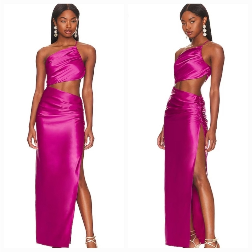 Chapman Maxi Dress in Magenta Pink Lovers and Friend